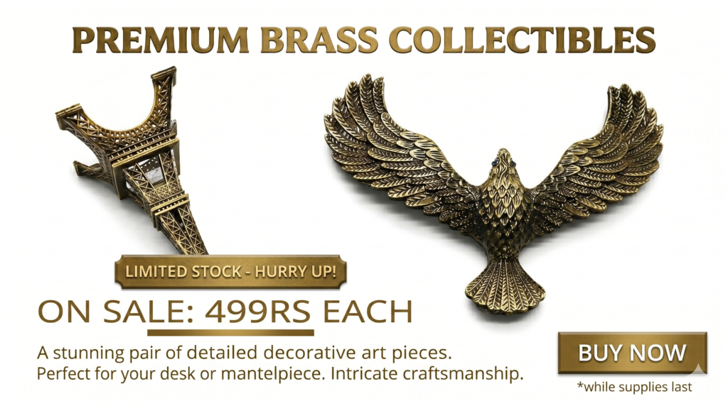Eiffel Tower Balance Eagle Showpiece