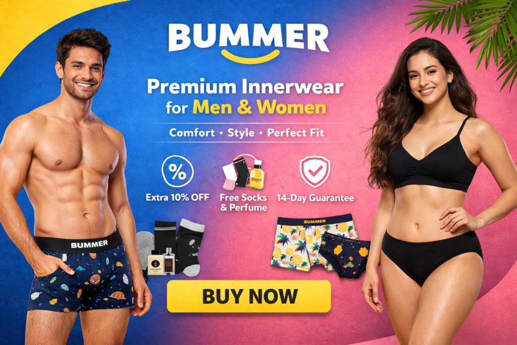 Premium Innerwear for Men & Women in India – Comfort Meets Style with Bummer